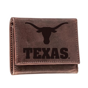 Evergreen University of Texas Crazy Horse Collection Tri-Fold Wallet - 1 of 1