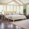 Galano King Weiss Clara Bed with Headboard – Oslo Oak - 3 of 4