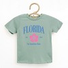 The Juniper Shop Florida The Sunshine State Toddler Short Sleeve Tee - 5T - Seafoam - 2 of 4