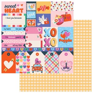 American Crafts Patterned Double-Sided Cardstock 12"X12" - 1 of 1