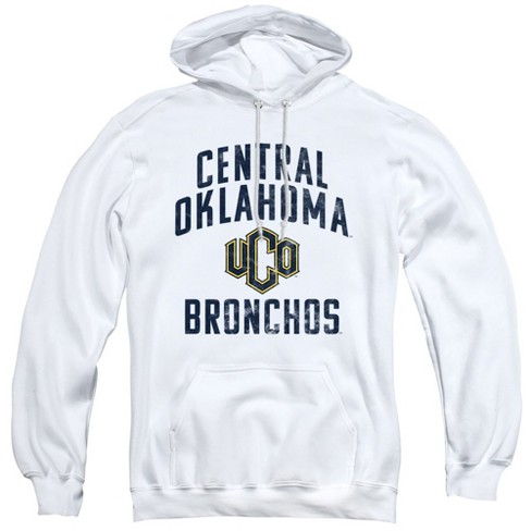 Campus Lab University Of Central Oklahoma Official Uco Bronchos Logo Adult Pull over Hoodie White 3x large Target