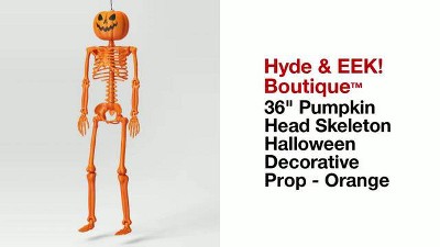 2022 Target Hyde purchases and Eek Posable Pumpkin Head Skeleton.