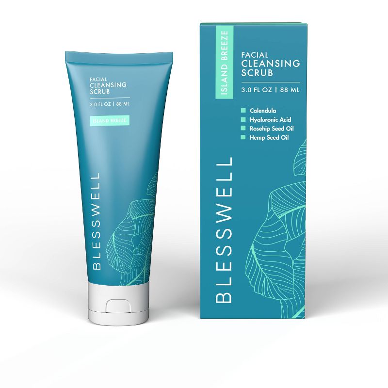 Blesswell Facial Cleansing Scrub - 3 fl oz, 1 of 7