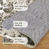 Geometric Non-Slip Runner Rug, Soft Low-Pile Accent Mat for Kitchen, Hallway, Entryway - 3 of 4