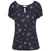 Women's Ruffle Sleeve Print Top - LASCANA - 4 of 4