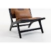 ORRD  Modern Boho Accent Chair - Mid Century Lounge Chair with Solid Wood Frame for Living Room & Indoor Use - 2 of 4