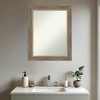 Amanti Art Driftwood Tan Non-Beveled Wood Framed Bathroom Vanity Wall Mirror - 4 of 4
