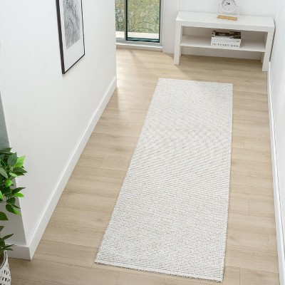 Luxe Weavers Machine Woven Two Tone Fringed Indoor Area Rug