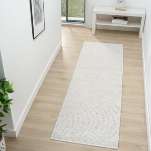 Luxe Weavers Machine Woven Two Tone Fringed Indoor Area Rug - 1 of 4