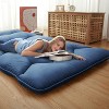 Foldable Japanese Futon Mattress, 3-in-1 Floor Sleeping Mat with 5-Layer Design, Roll Up Tatami Bed for Apartments & Travel - 2 of 4