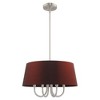 Livex Lighting Belclaire 4 - Light Chandelier in  Brushed Nickel - 3 of 4
