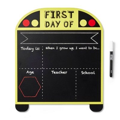 Enday First And Last Day Of School Board, 14” X 11” Double-sided : Target