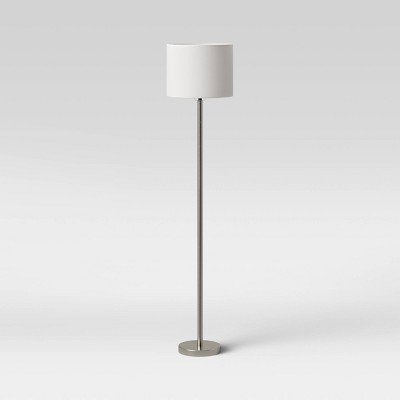 white column floor lamp