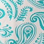 teal - paisley