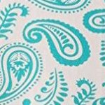 teal - paisley