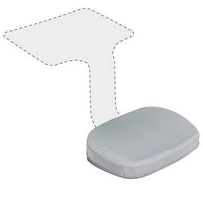 ECR4Kids The Surf Cushion, Added Seat Cushion for The Surf Portable Lap Desk, 10-Pack - Grey