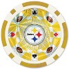 MasterPieces Casino Style 20 Piece 11.5 Gram Poker Chip Set NFL Pittsburgh Steelers Gold Edition - 3 of 3