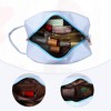 Unique Bargains Travel Personalized Make Up Bag Blue 1 Pc - 2 of 4