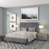 Emma and Oliver Tufted Panel Upholstered Platform Bed - 2 of 4