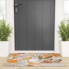 evamatise Tiki Picnic Mid Century Modern Looped Vinyl Welcome Mat - Society6 - 2 of 2
