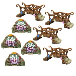Flower Fairies Mixed Case Bridge and Door For Gardens, Bulk (Pack of 8) - 1 of 4