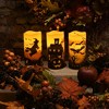 LumaBase Battery-Operated LED Wax Candles, Halloween - Set of 3 - 3 of 4