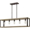Quoizel Lighting Finn 5 - Light Island Pendant Light in  Rustic Black - 2 of 4