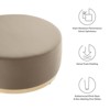 Modway Tilden Large 38 in. Round Performance Velvet Upholstered Ottoman - 4 of 4