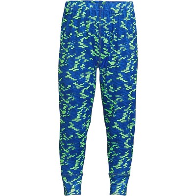 Lands' End Kids Thermal Base Layer Long Underwear Thermaskin Pants - 2x  Large - Evening Cobalt Digital Camo : Target