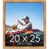 PosterPalooza | 20x25 Thin Bamboo Picture Frame, UV Acrylic, 2 Finishes - Gold and Brown - 2 of 4