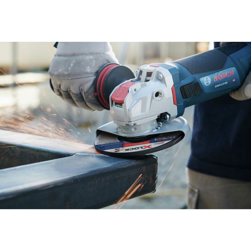 Bosch GWX10-45PE-RT X-LOCK 4-1/2 in. Ergonomic Angle Grinder with Paddle Switch Manufacturer Refurbished, 4 of 5