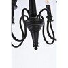 Elegant Lighting Flynx 4 lights pendant in black - 4 of 4