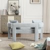 51"Modern Chenille Loveseat Sofa,Comfy Upholstered 2 Seater Sofa With 2 Pillows,Small Loveseat Sofa,Loveseat Couch -Maison Boucle - 3 of 4