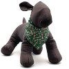 The Worthy Dog Holiday Candy Cane Adjustable Tie-On Bandana Accessory - 2 of 3