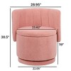 Sapphtopaz Accent Chair 360 Degree Swivel Sofa Chair Comfy Single Barrel Chair with Storage Space for Living Room, Bedroom, Office, Small Rooms - 2 of 4