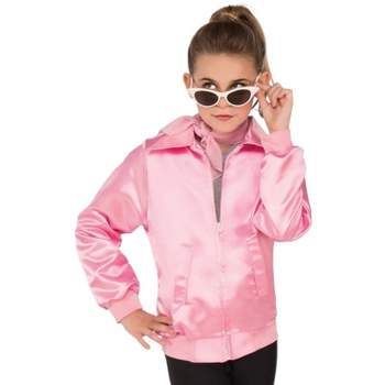Pink Ladies Jacket Grease 50's Suit Yourself Fancy Dress Halloween Child  Costume
