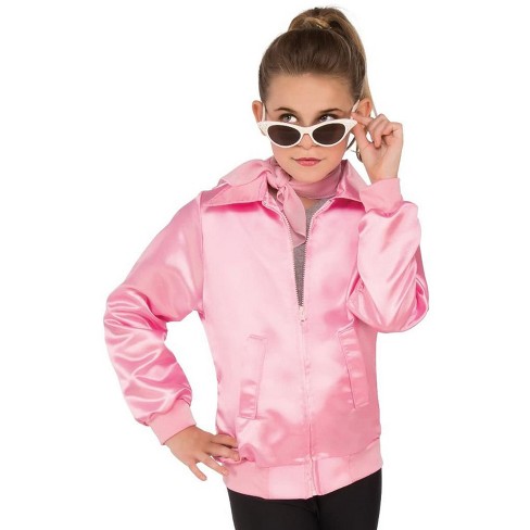 Grease Pink Ladies Jacket Girls' Costume, Medium