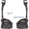 Invacare Wheelchair Legrest with Heel Loops, Adjustable Length, Swing-Away Design & Flip-Up Footplate - 2 of 4