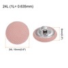 Unique Bargains Suit Dress Blouse Aluminum Fabric Cloth Covered Sewing Buttons 30 Pcs - 2 of 4