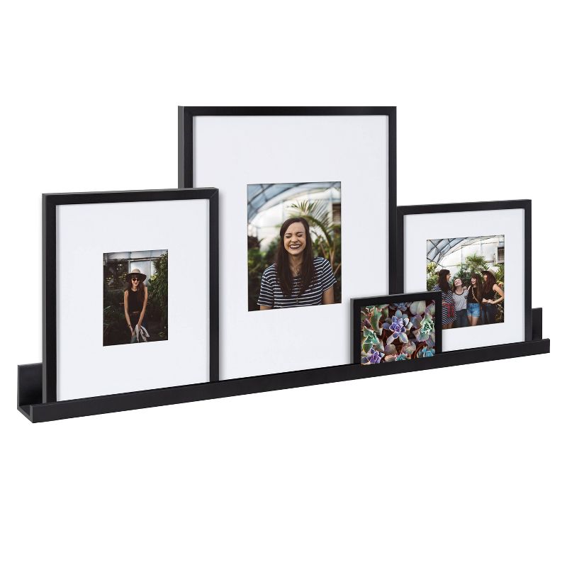 5pc Gallery Frame/Shelf Box Set Black - Kate &#38; Laurel All Things Decor, 3 of 10