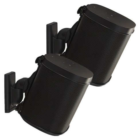 Sanus Wireless Speaker Swivel And Tilt Wall Mounts For Sonos One Play 1 And Play 3 Pair Black Target