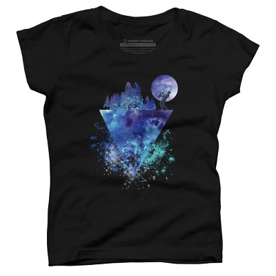 Girl's Design By Humans Play Music On The Edge By Maryedenoa T-Shirt