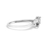 Haus of Brilliance Silver Diamond Accent "MOM" Heart Ring - 2 of 4