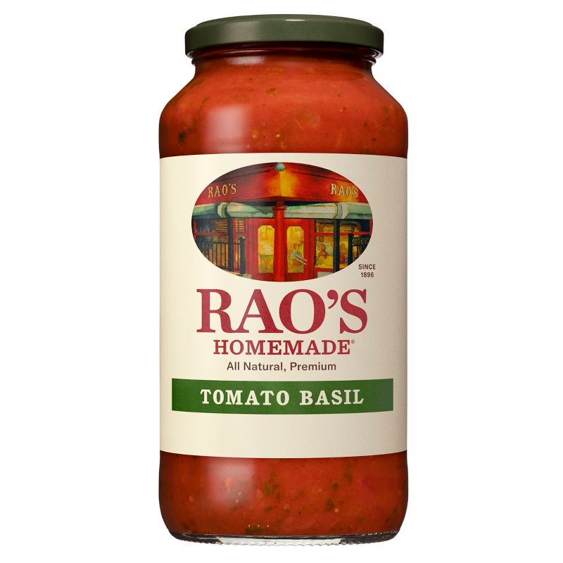 Rao&#39;s Homemade Tomato Basil Pasta Sauce Premium Quality All Natural Tomato Sauce &#38; Pasta Sauce Keto Friendly &#38; Carb Conscious - 24oz, 1 of 11