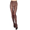 Memoi Women's Artistic Garden Nylon Net Tights - 3 of 4