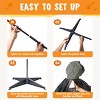 Joyfy 67" Halloween Outdoor Decorations, Life Size Animatronics Grim Reaper with Chain, Scary Haunted House Props for Garden Yard Lawn Decorations - 4 of 4