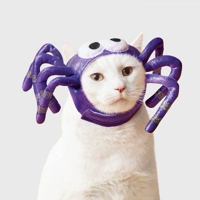 Spider Cat Headpiece Costume - Boots & Barkley™ Purple One Size Fits Most