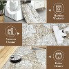 Oriental Machine Washable Rug, Vintage Area Rug Non-Slip Floor Carpet, Easy-Cleaning Rug for Bedroom Office Home Decor - 2 of 4