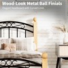 Coucheta Metal Platform Bed Frame - Headboard & Footboard with Underbed Storage, Steel Slats, No Box Spring, Quiet - 4 of 4