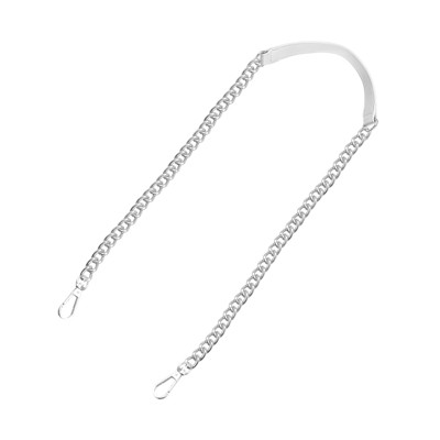 Unique Bargains Metal Corrosion-Resistant PU Leather Purse Flat Chain Strap